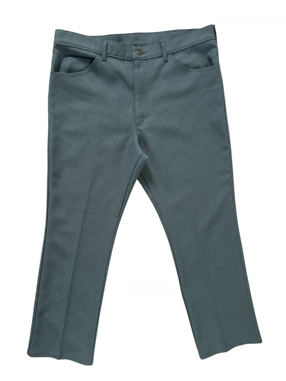 Lee Vintage Bootcut Pants Mens 38x30 Western Cowboy 70s Talon Zipper Blue